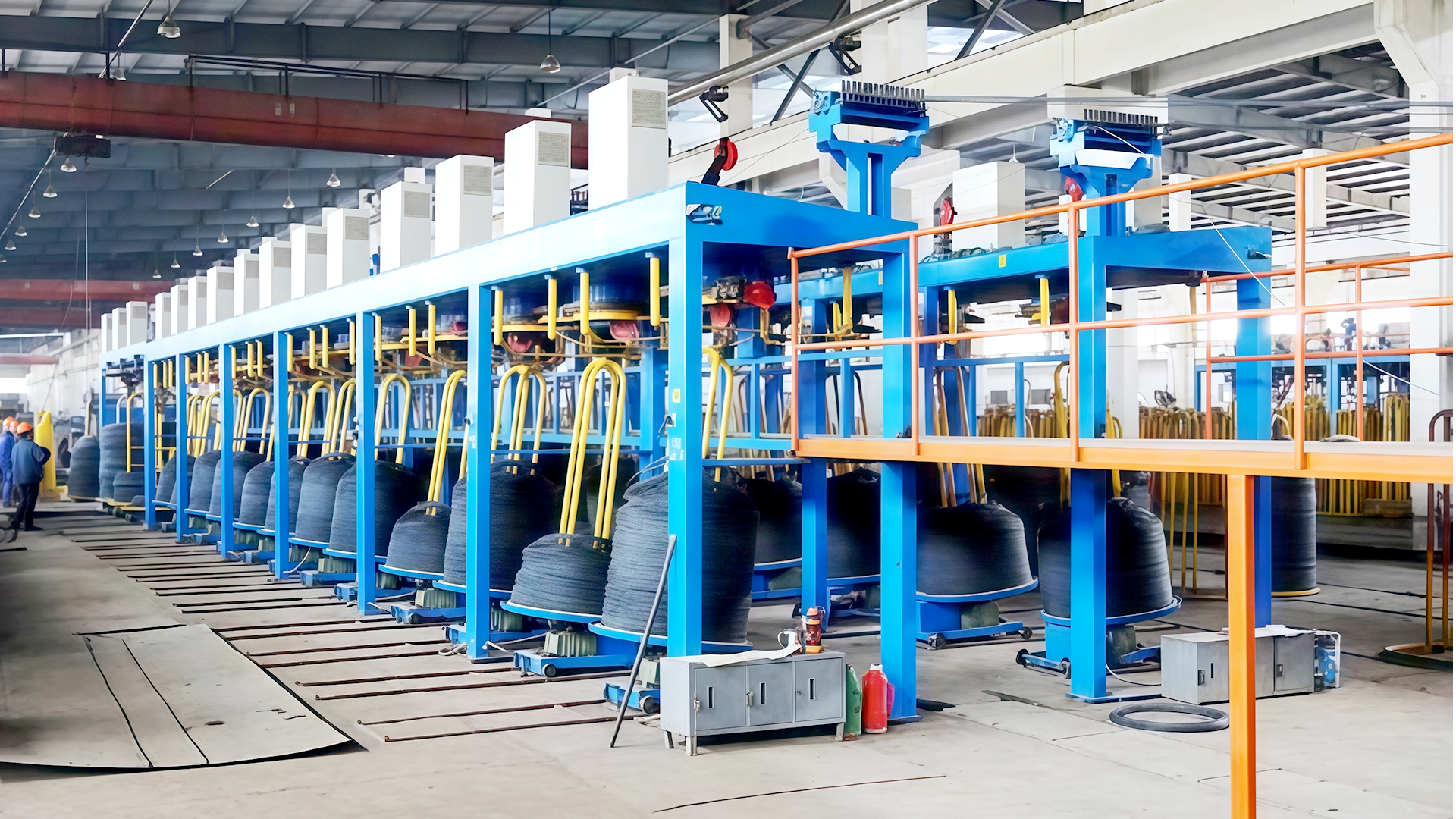 와이어 테이크업 기계는 와이어 권선 공정 중 균일한 장력을 어떻게 보장합니까?